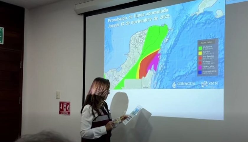 Arctic air to stick around Yucatan Peninsula until weekend producing atypical rains in south