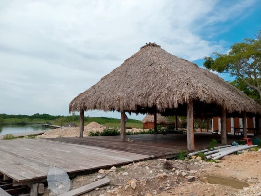 Environmental officials investigating Chac Estuary construction on shut down site