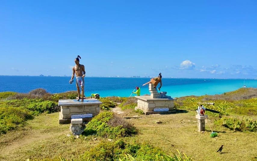 New sculptures readied for addition to island's Punta Sur Park