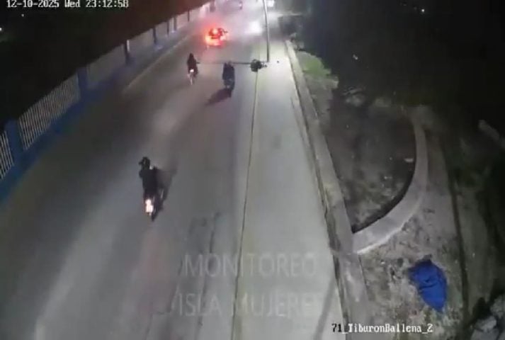 Young Isla Mujeres motorcycle driver dies in single vehicle skid