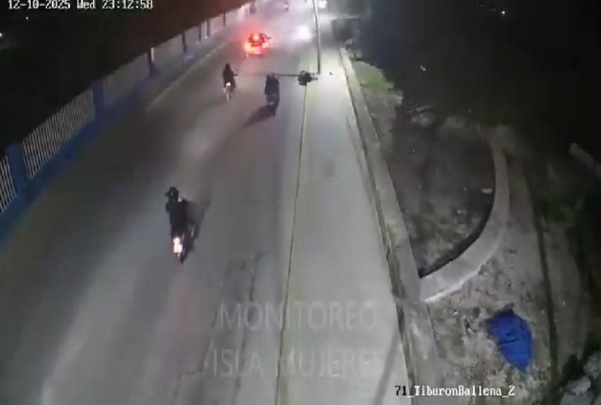 Young Isla Mujeres motorcycle driver dies in single vehicle skid