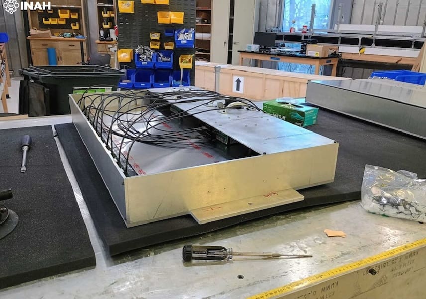 Scientists prepare interior pyramid mapping test at Chichén Itzá