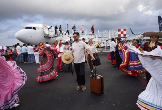 New direct Calgary-Cozumel route makes inaugural landing on island