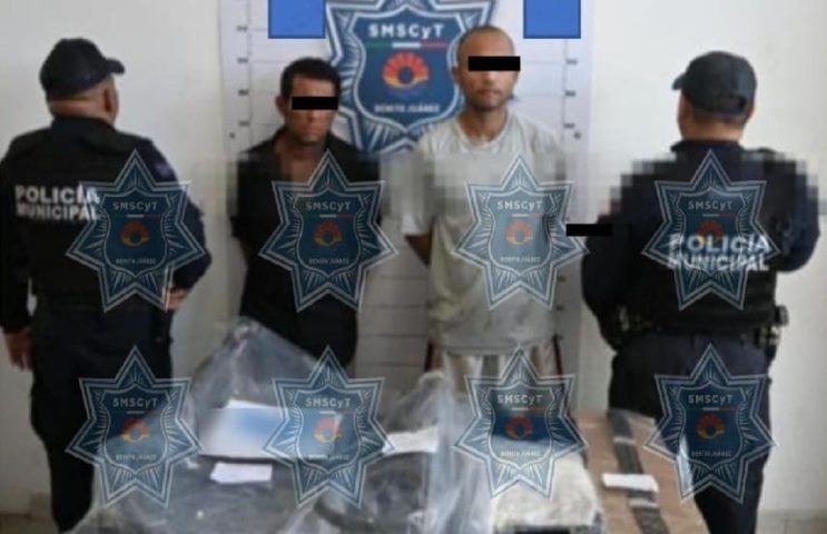 Pair arrested in central Cancun stealing copper phone wire