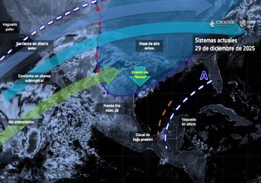 Approaching Arctic air mass will leave Cancun, Riviera Maya windy and chilly for New Year’s