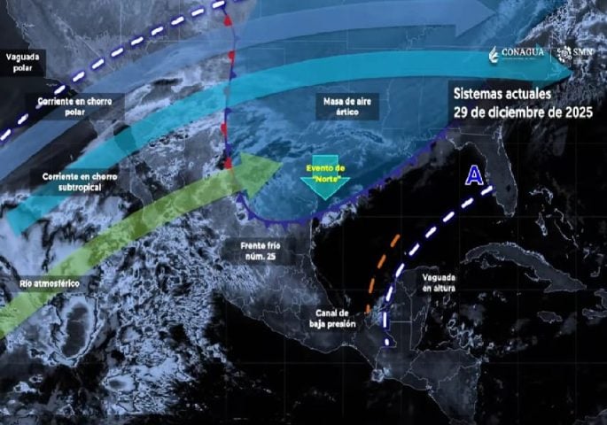 Approaching Arctic air mass will leave Cancun, Riviera Maya windy and chilly for New Year’s