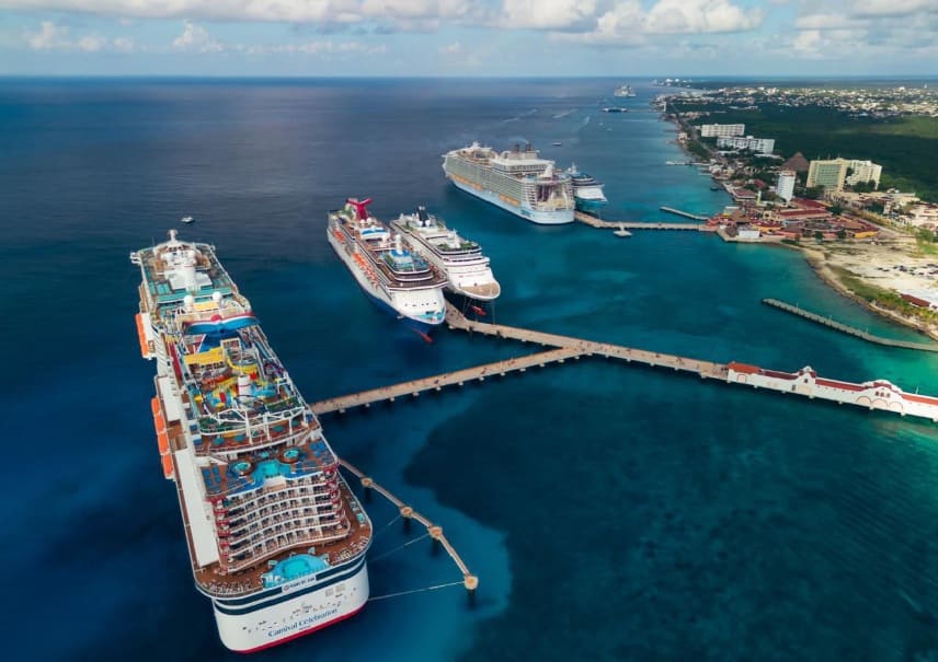 Cozumel and Costa Maya record significant increase in cruise ships and passenger figures