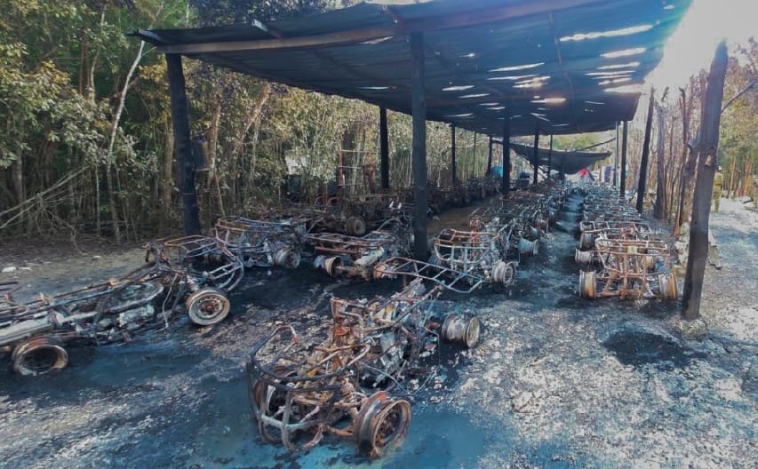 Battery short circuit confirmed cause of Cozumel ATV company fire