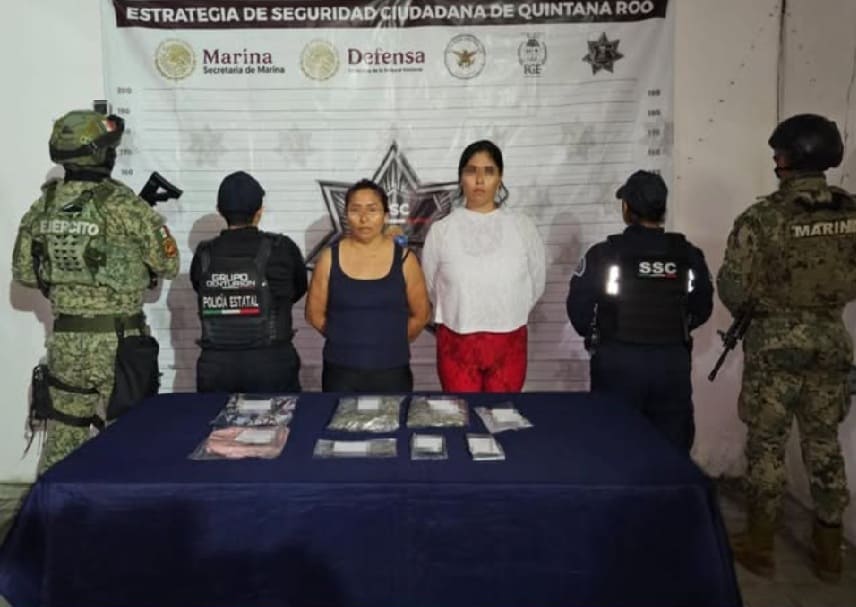 Extorting Riviera Maya businesses: Police capture pair from Sinaloa Cartel during bust on Tulum highway