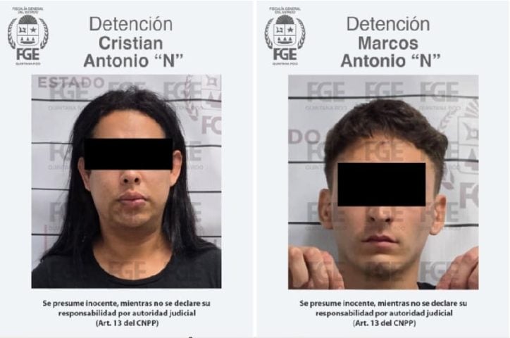 Extortionists responsible for recent vehicle fires arrested in central Playa del Carmen