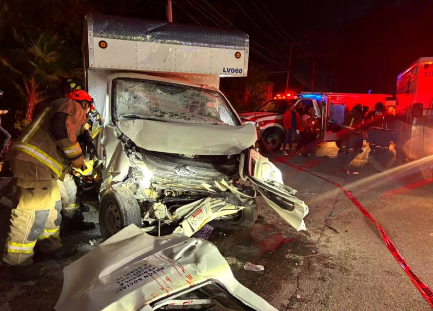 Jaws of life used to free passengers from multi-vehicle wreck