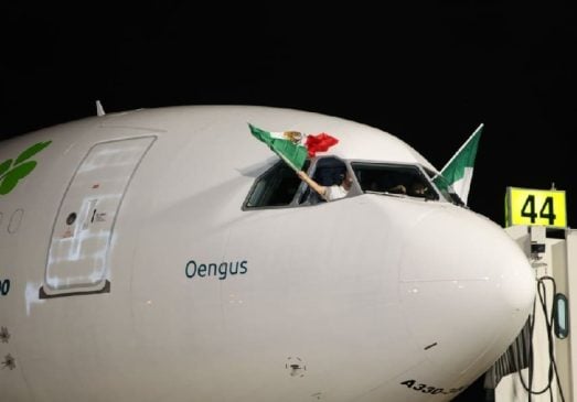 Aer Lingus makes inaugural landing from Dublin at Cancun International