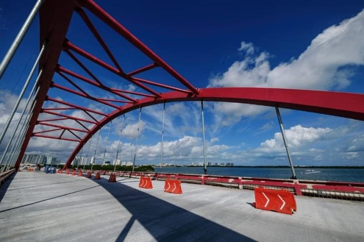 Nichupté Bridge of Cancun scheduled for end-of-January opening