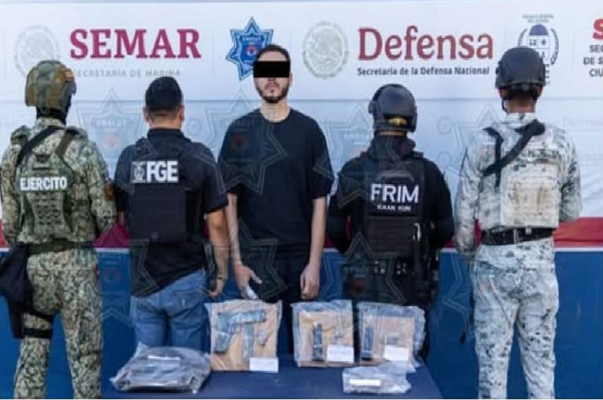 Suspect reported for firing gun in residential area of Cancun in custody