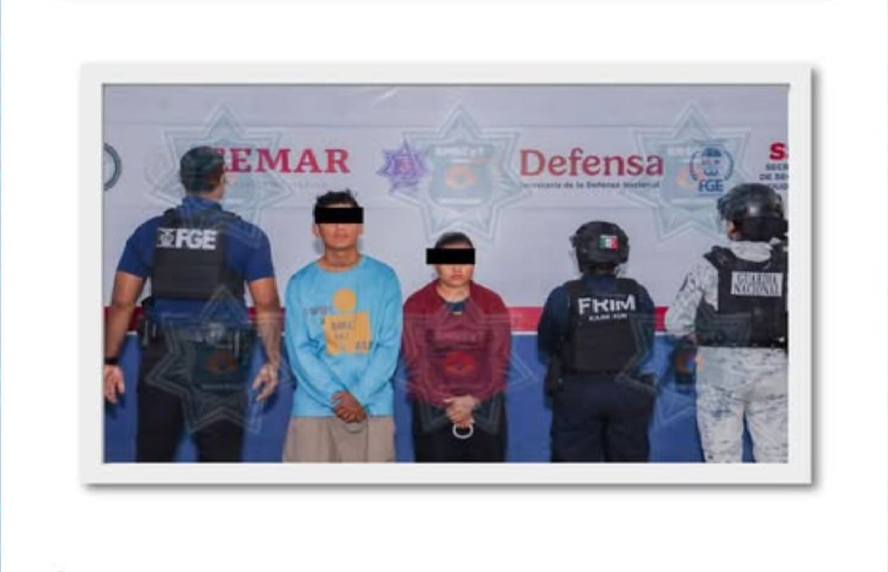 Police capture Cancun couple believed responsible for 17 armed robberies