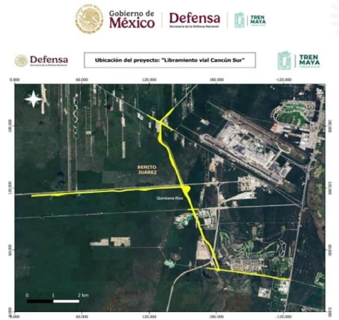 Tren Maya submits for construction approval of federal highway overpass