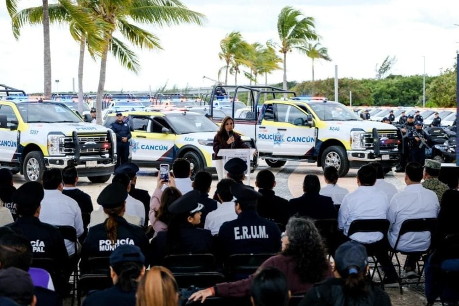 City of Cancun adds 70 new police units to its security fleet
